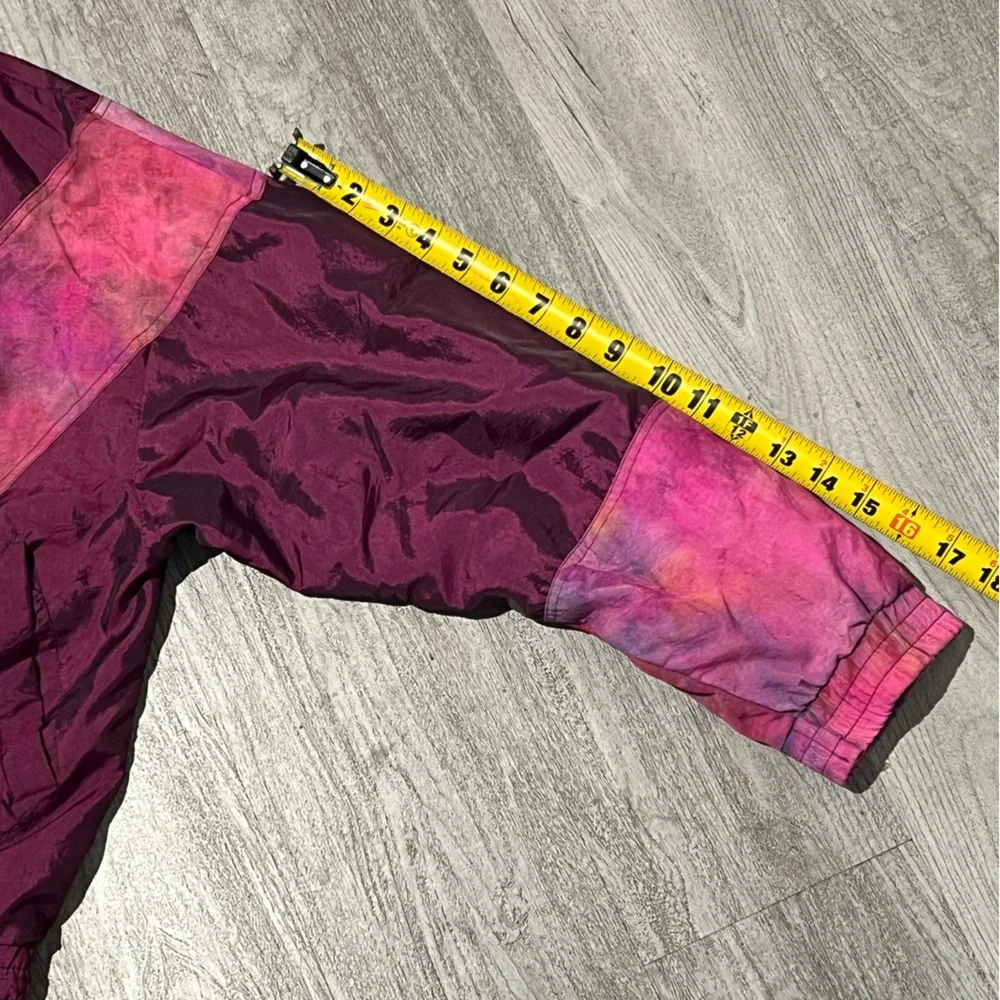 Vintage Beyond Performance metallic maroon windbreaker - Picture 16 of 17